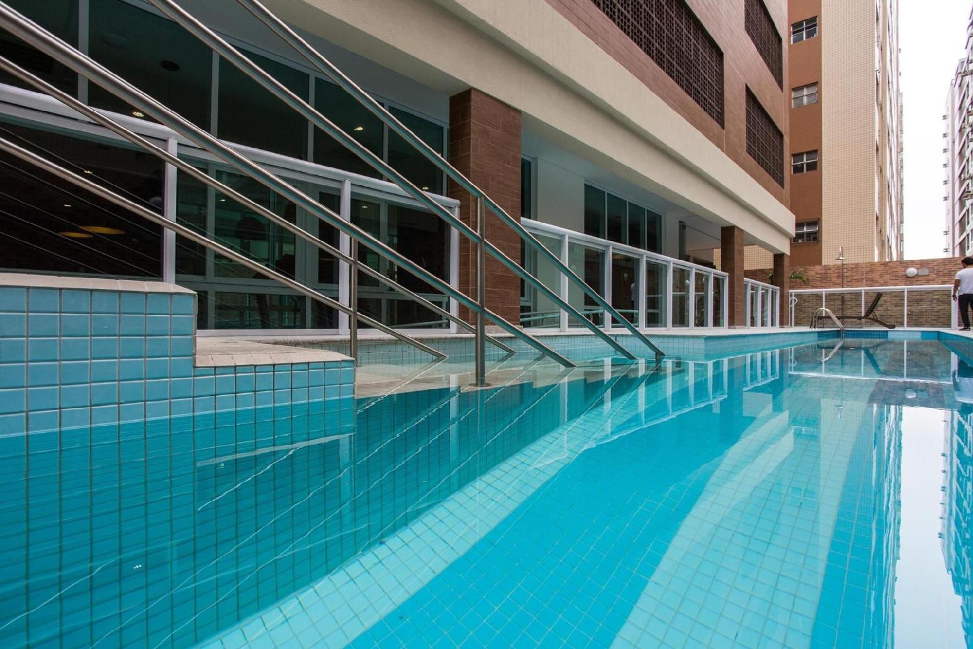 Residencial Estanconfor Com Vista Mar 2 Ac E Garagem Apartment ซันโตส ภายนอก รูปภาพ