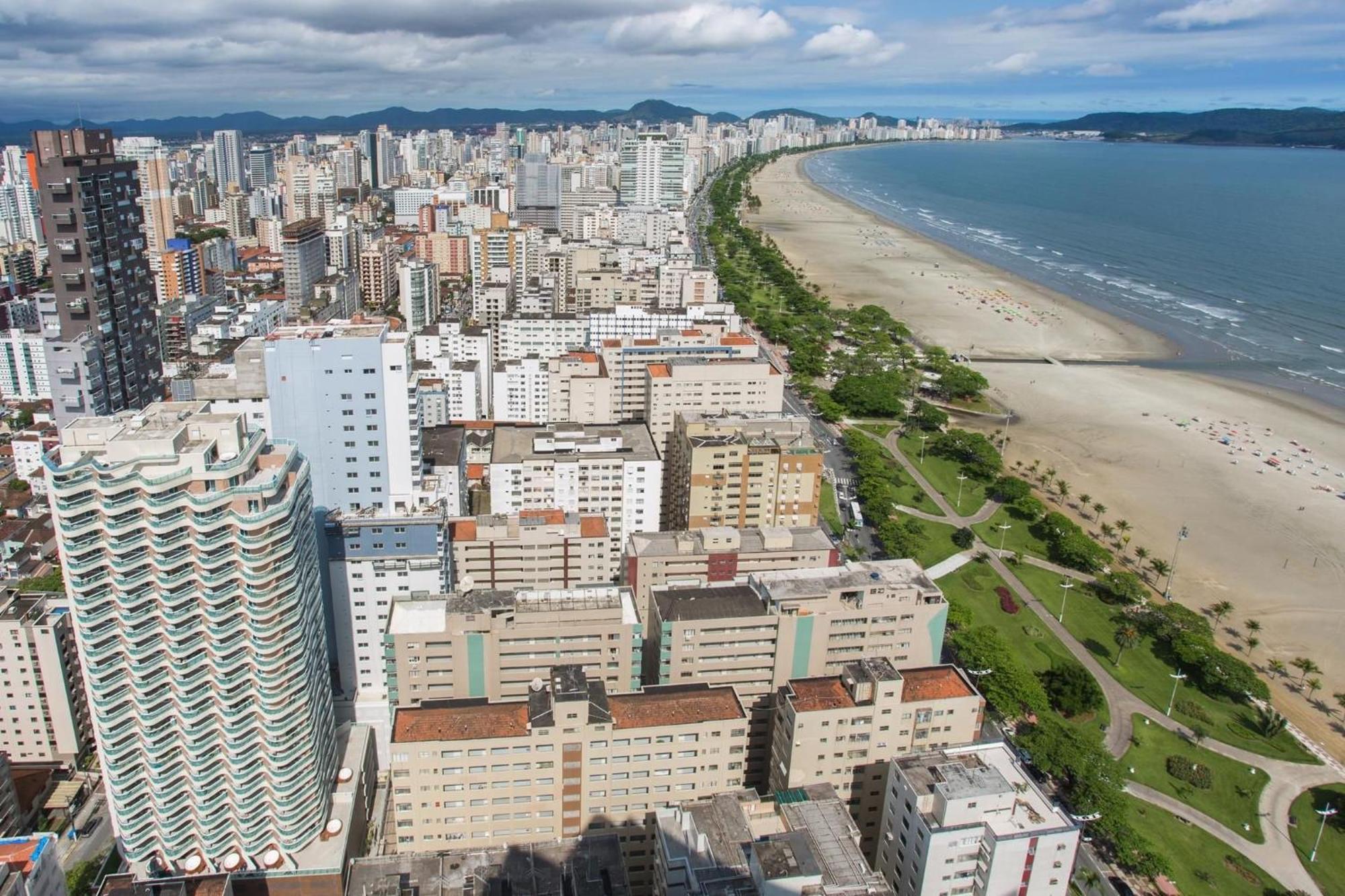 Residencial Estanconfor Com Vista Mar 2 Ac E Garagem Apartment ซันโตส ภายนอก รูปภาพ