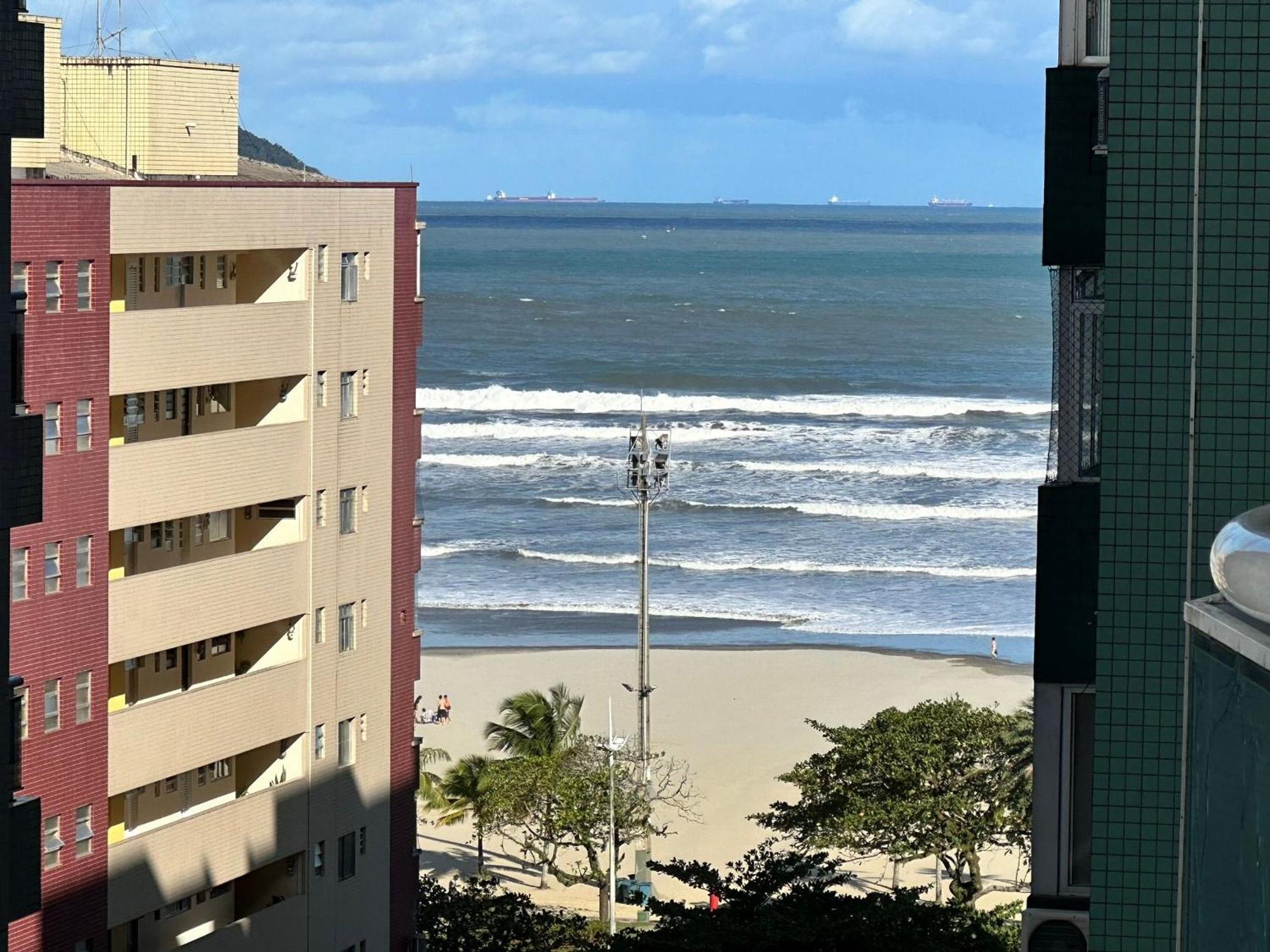 Residencial Estanconfor Com Vista Mar 2 Ac E Garagem Apartment ซันโตส ภายนอก รูปภาพ